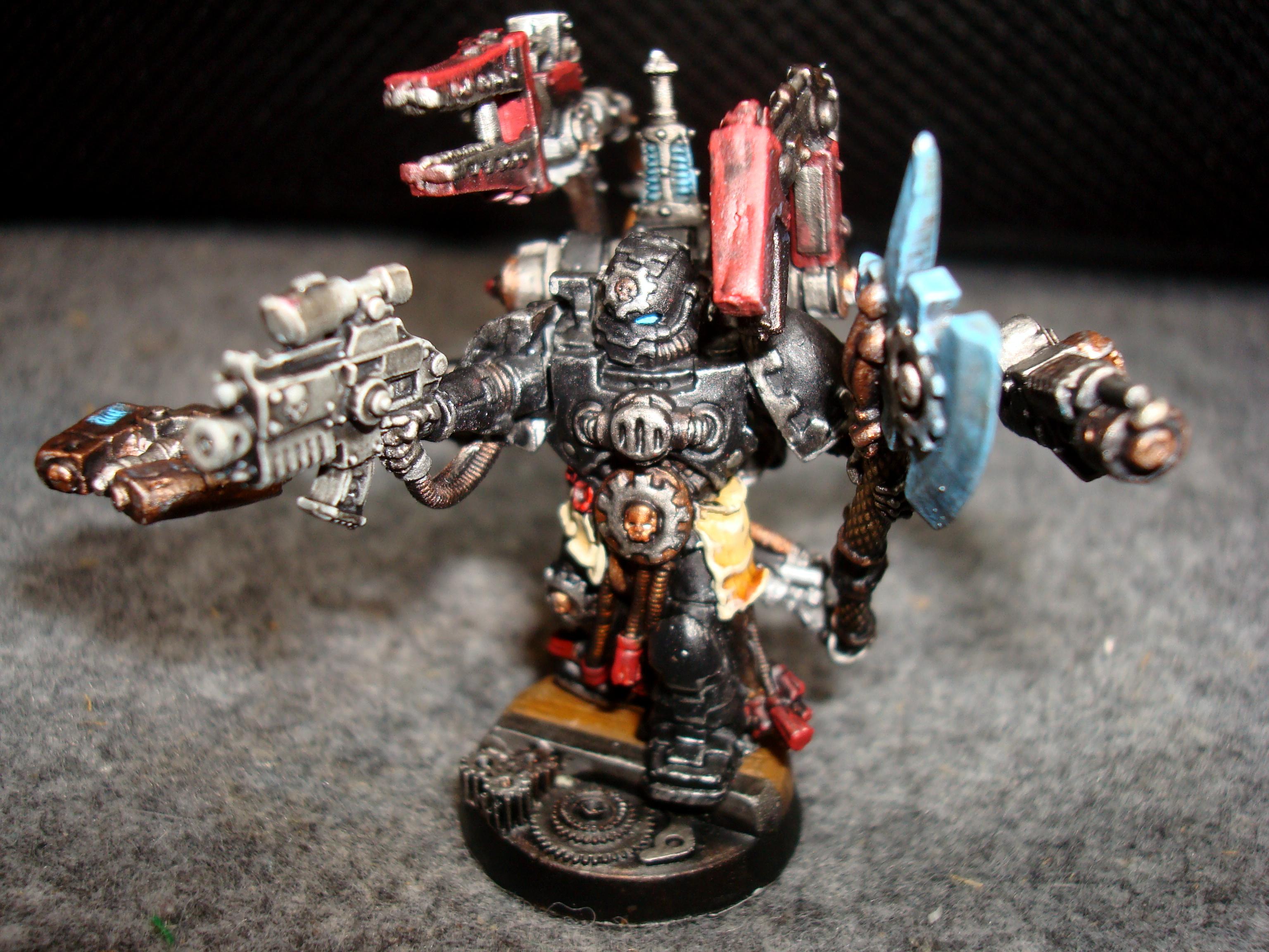 Iron Hands, Servo Harness, Space Marines, Techmarine, Tyranids, Work In